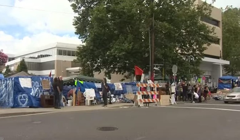 Portland ICE Occupiers Finally Evicted After Terrorizing Neighborhood, Shutting Down Food Cart, Spewing Racial Slurs at Cops