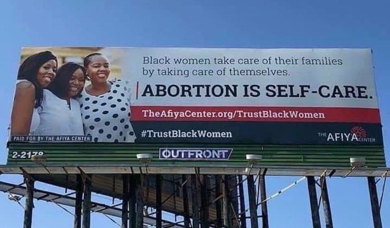 Billboard in Dallas Targets 'Black Women' With the Message: 'Abortion Is Self-Care'