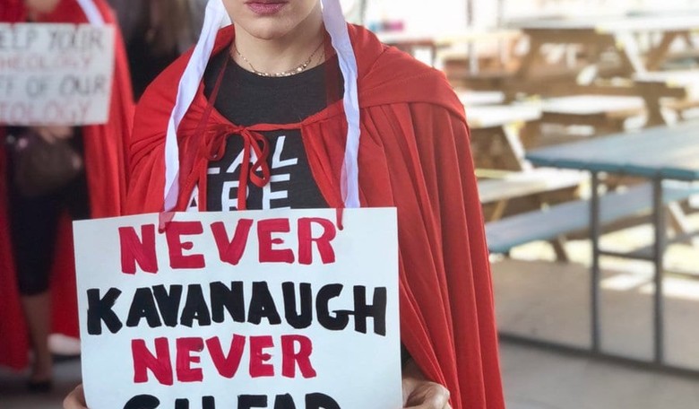 Alyssa Milano Protests Kavanaugh Because ... Handmaid's Tale. Duh.