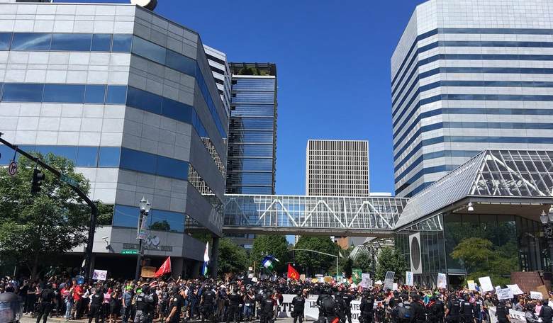 Patriot Prayer, Proud Boys, and Antifa Square Off in Portland