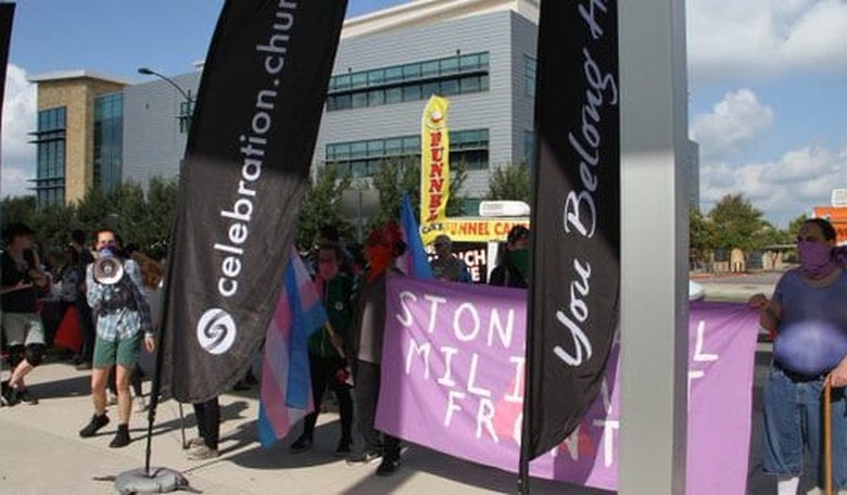 Militant Antifa Group Targets Christian Mega-Church in Austin; Doxes Pastor's Son