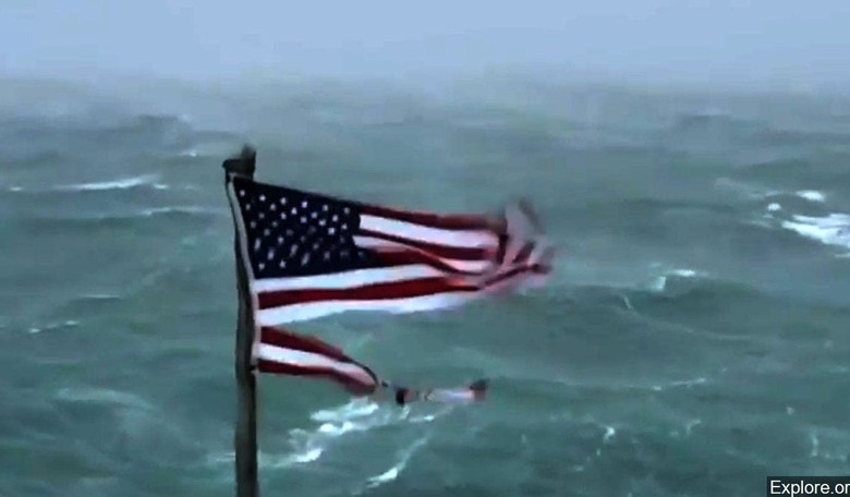 Battered by Florence, the American Flag Becomes Symbol of Defiance and Hope