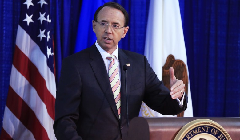 Rosenstein: 'Incorrect' NYT Story on Wiretaps, 25th Amendment Came from Sources Biased Against DOJ