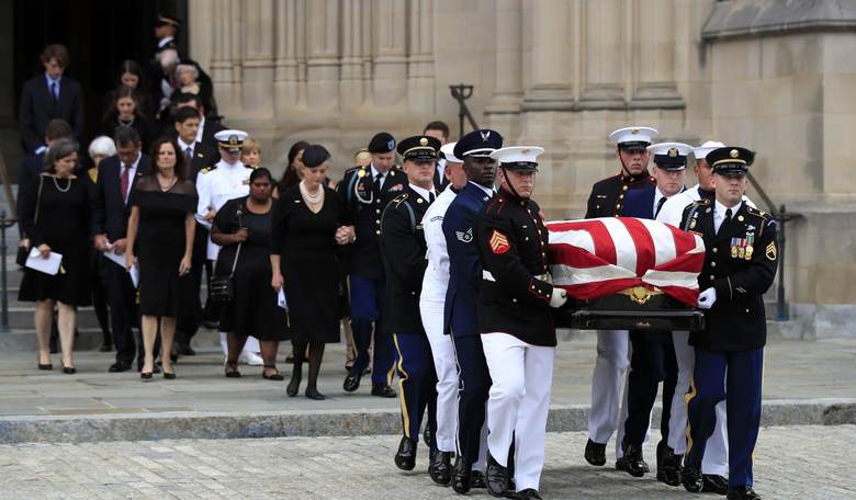 Obama, Bush Remember McCain as Man Who'd 'Not Abide Bigots and Swaggering Despots'
