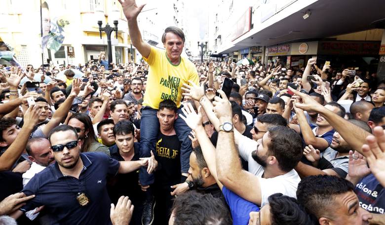 Brazil's Right-Wing Presidential Candidate Stabbed in the Stomach During Rally