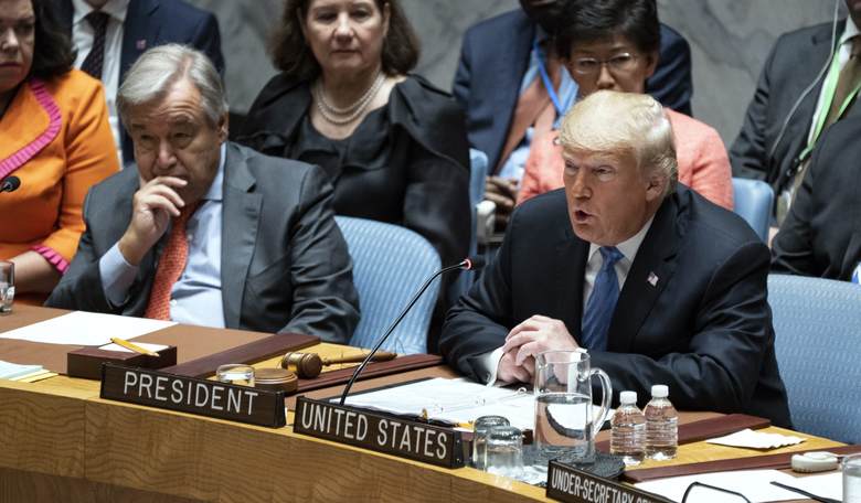 Trump Tells UN Security Council China Trying to Make GOP Lose Midterms