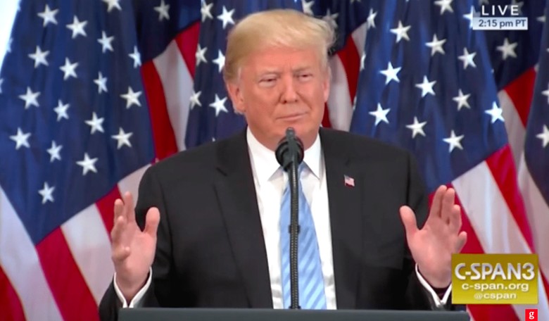Trump Says 'George Washington Would be Voted Against 100 Percent by Schumer and the Con Artists'