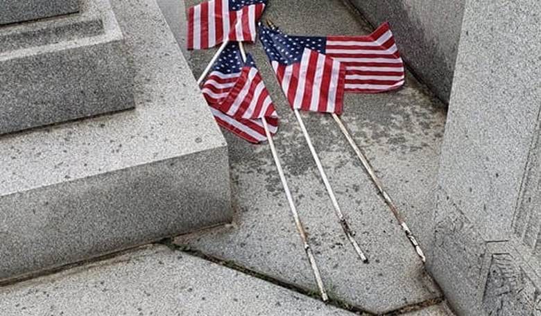 Dirtbag Caught Urinating on American Flags at World War II Memorial in Massachusetts