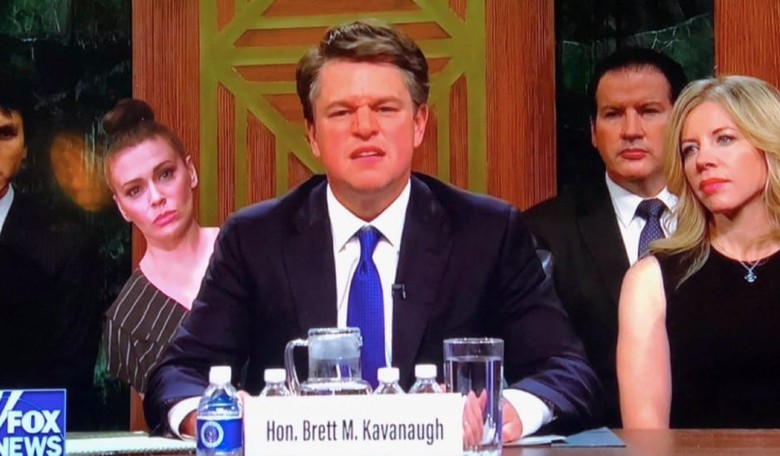 Matt Damon Redeems Himself in Hollywood's Eyes by Piling on Brett Kavanaugh on SNL
