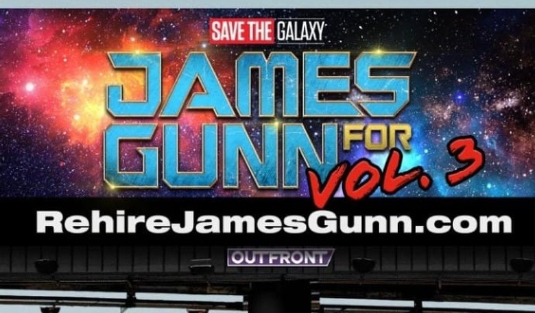 Will a Billboard Near Disneyland Convince Marvel to Rehire James Gunn?