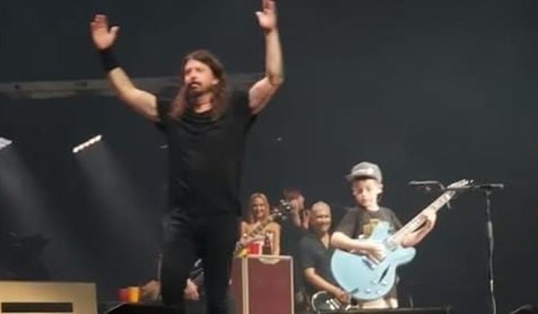 10-Year-Old Boy Becomes Internet Sensation After Epic Guitar Jam With Foo Fighters
