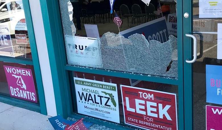 Shots Fired into GOP Campaign Office in South Daytona Beach