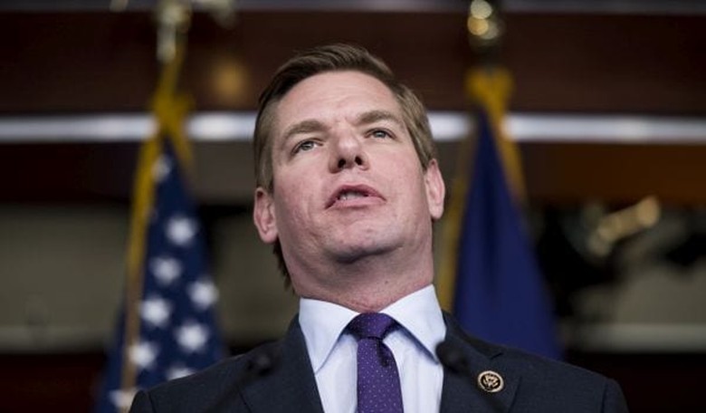 Gun-Grabber Eric Swalwell Suggests Trump to Blame for California Synagogue Attack