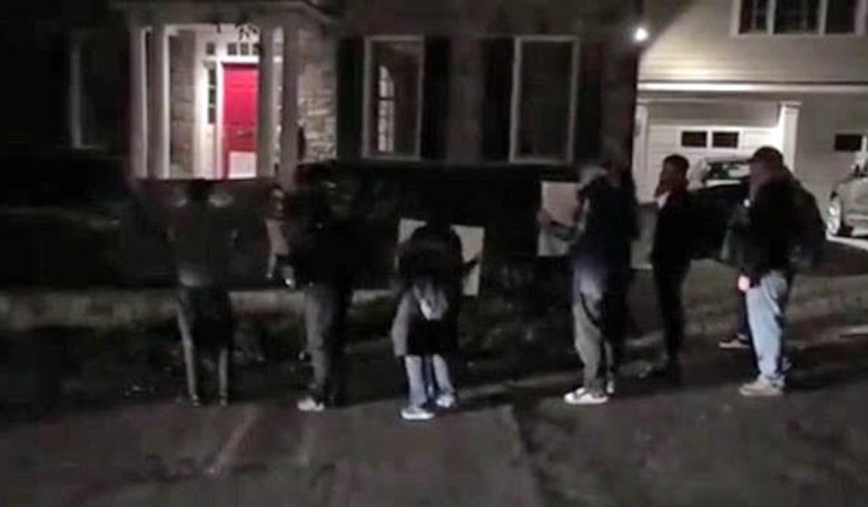 Angry Mob Targets Tucker Carlson's Private Residence