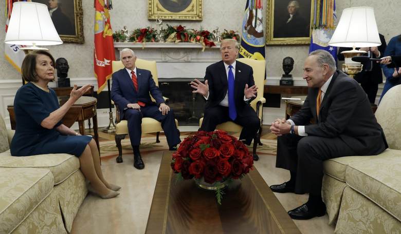 Pelosi and Schumer Clash with Trump at Explosive White House Meeting With Cameras Rolling