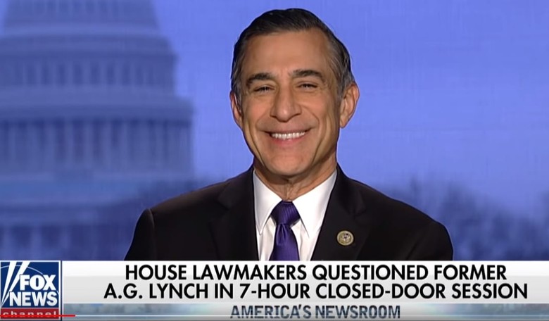 Issa: Lynch's Testimony Supports Trump's Case that He Was Justified in Firing Comey