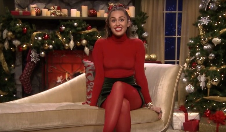 [Watch] Miley Cyrus Remakes 'Santa Baby' for Woke Age