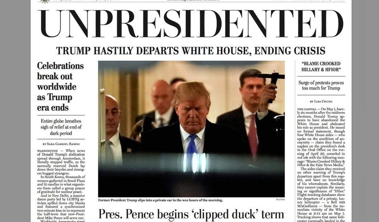 Fake 'Fake News' Edition of WaPo Hits D.C. Streets