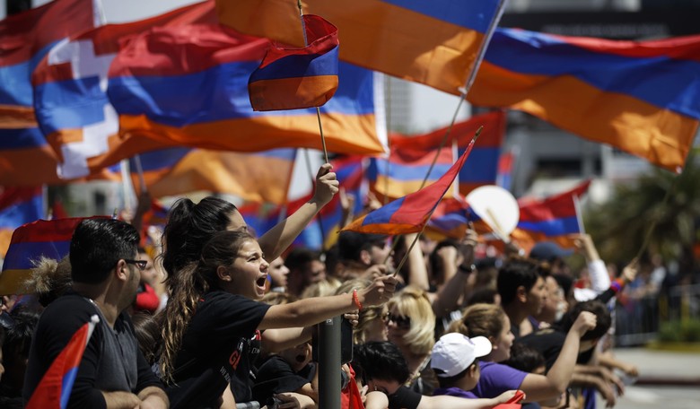 Masked Suspect Sought for Hate Crime of Hanging Turkish Flags on L.A. Armenian Schools