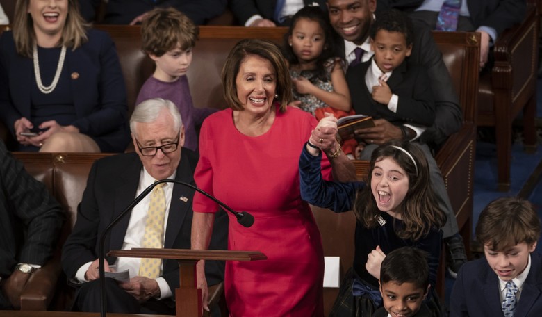 Pelosi Regains Speaker's Gavel with Several Defections