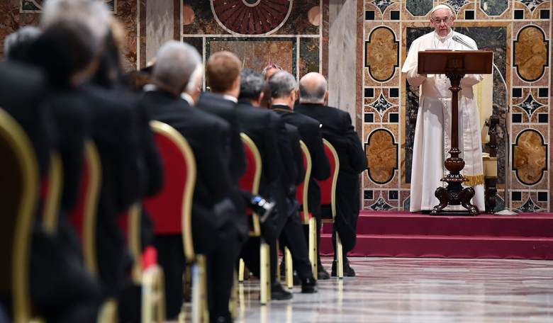 Pope to Diplomats: 'Troubling' to See Nationalism Trend Against International Institutions