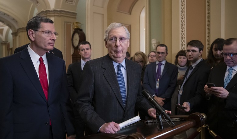 McConnell Up for Whatever Prevents Shutdown or Trump Declaring National Emergency