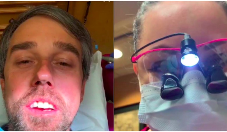 Beto O'Rourke Livestreams Dentist Appointment on Instagram