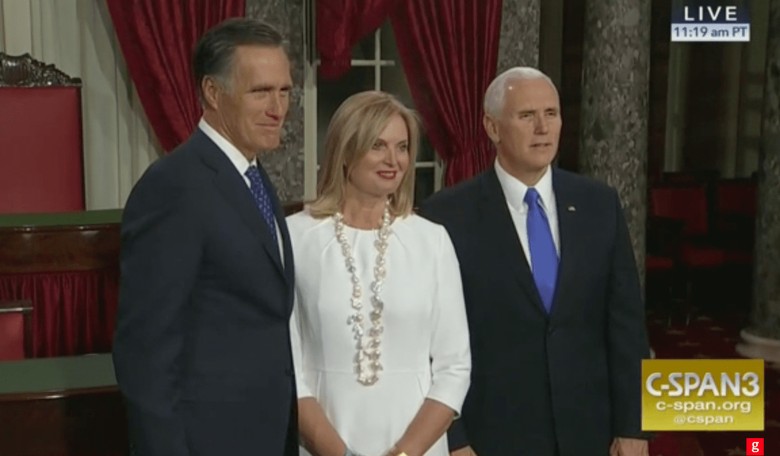 WATCH: Pence Swears in Romney, Says It's 'an Honor'