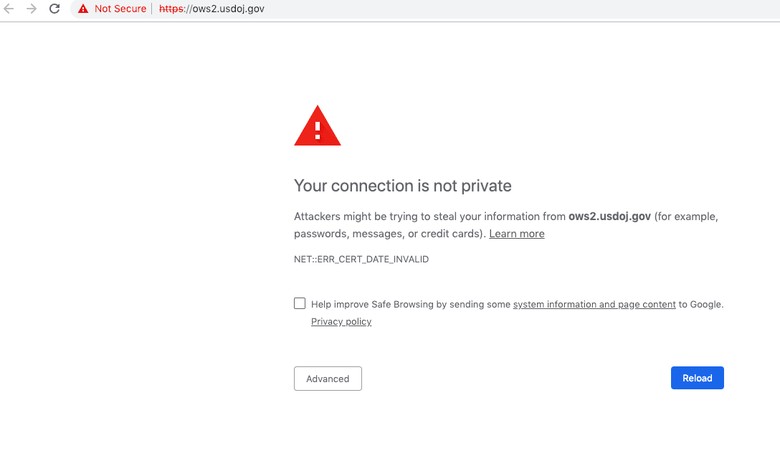 Expired Security Certificates Put Government Websites at Risk as Shutdown Drags On