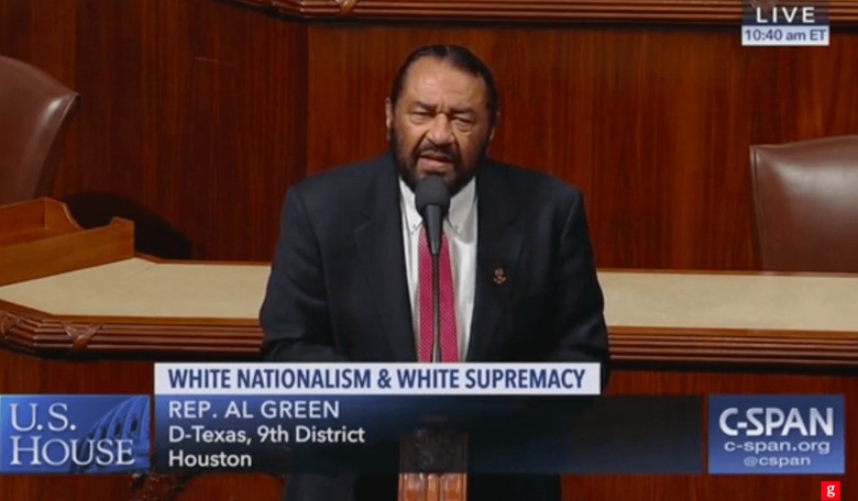 Rep. Al Green: Condemning White Supremacy Is Not Enough, Congress Must Impeach Trump