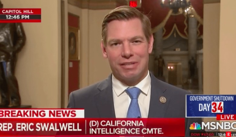 Eric Swalwell Compares Trump to MS-13