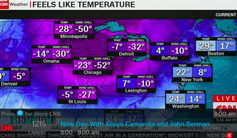 Chicago Will Be Colder Than Antarctica This Week