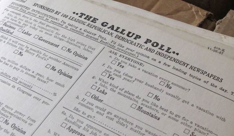 Response Rates for Telephone Polling Fall Again