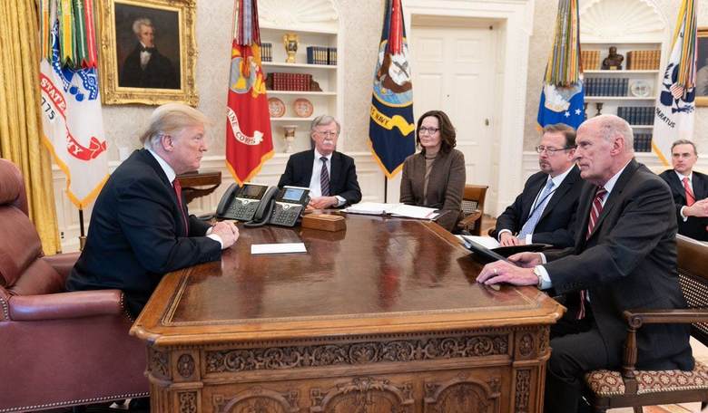 Trump Says He's on the 'Same Page' With Intel Chiefs