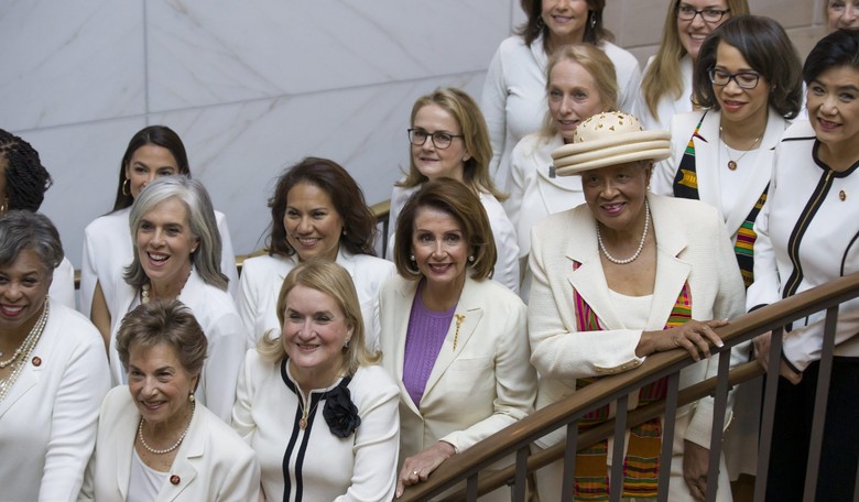 Lawmakers in Suffragist White Say Republican Women Were Invited to Join In