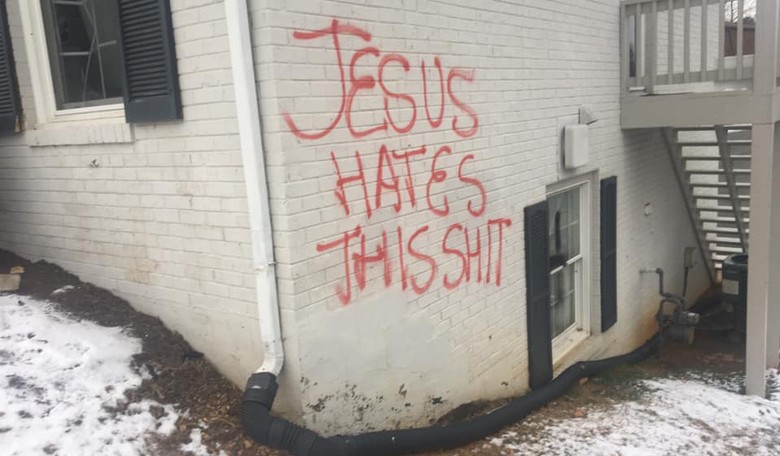 Pro-Life Pregnancy Center in Virginia Vandalized: 'Jesus Hates This Sh*t'