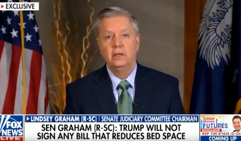 Sen. Graham: Democrats Want to Reduce Bed Space for Violent Offenders at the Border