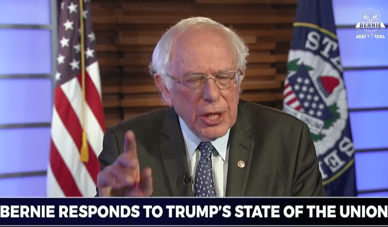 Bernie Sanders' Voice Gets Hoarse When Slamming Trump on Abortion