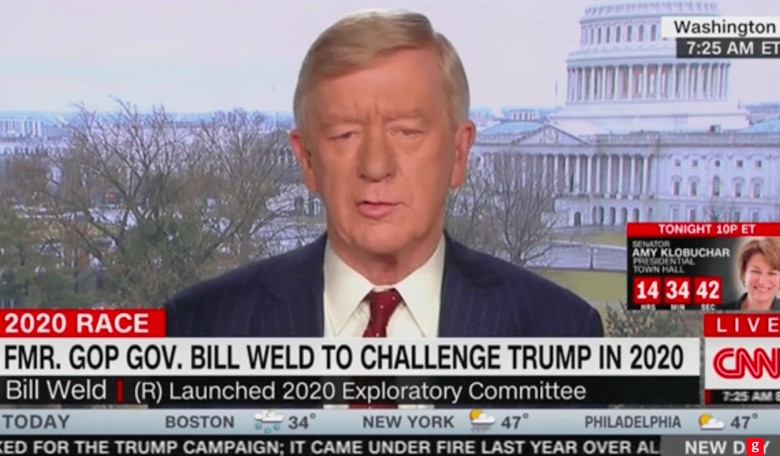 Bill Weld Defends Howard Schultz, Says Votes Would Come 'From Trump'