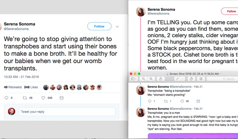Transgender Writer Embraces Cannibalism: Wants to Drink 'Transphobe Bone Broth'