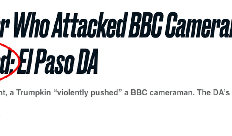 El Paso DA's Office: Daily Beast Report about Trump Rally Disturbance Was 'Inaccurate'