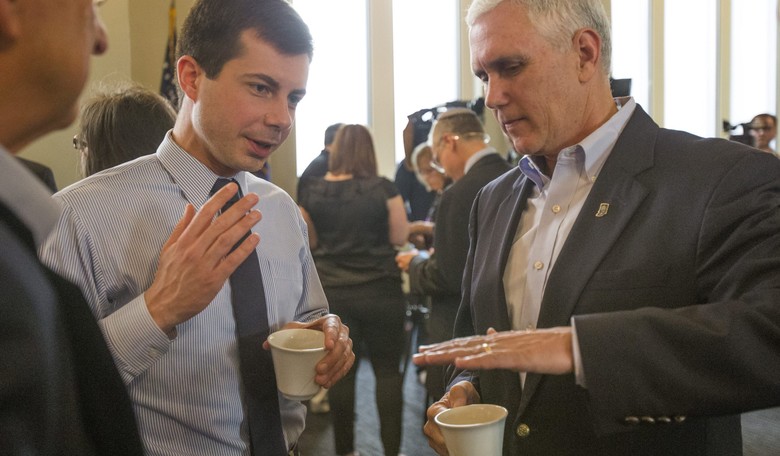 When Has Mike Pence Ever Had a Quarrel with Pete Buttigieg?