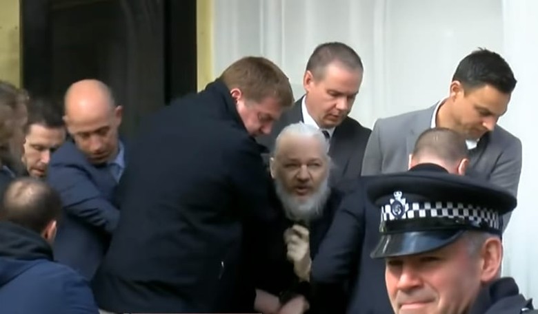 Julian Assange Arrested in London, Charged with Conspiracy to Hack U.S. Gov't Computer