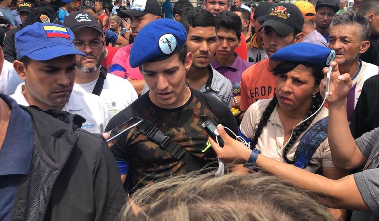 Exclusive: Thousands Who Fled Maduro Regime Organizing at the Border, Hoping to Join Guaidó's Military Uprising