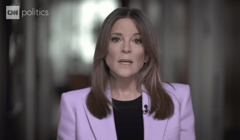 Presidential Hopeful Marianne Williamson Proposes Federal 'Department of Peace Creation'