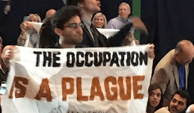 Protesters Interrupt Trump Seconds into Speech at Republican Jewish Coalition Event