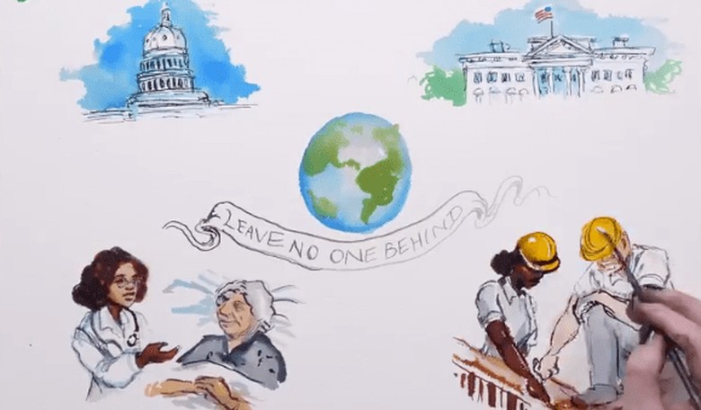 AOC Narrates Screechy Green New Deal Cartoon