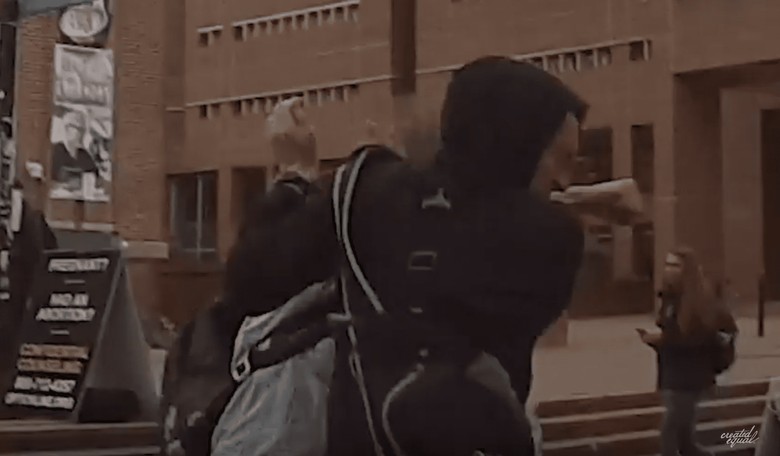 'F**king Terrible Person!' Angry Student Who Punched Pro-Life Protester Charged With Assault