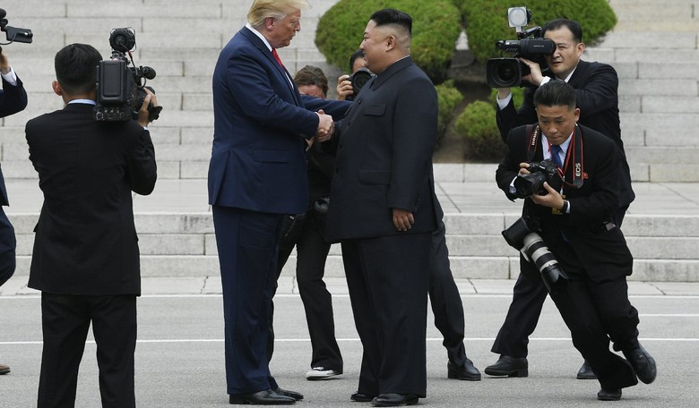 Trump Meets Kim for Third Time, Becomes First U.S. President to Enter North Korea