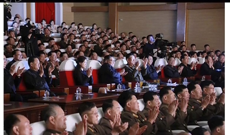 Top North Korean Official Supposedly Sentenced to Hard Labor Appears in Public With Kim Jong-Un